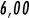 6,00